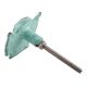 Sea Green Angel Iron Knobs